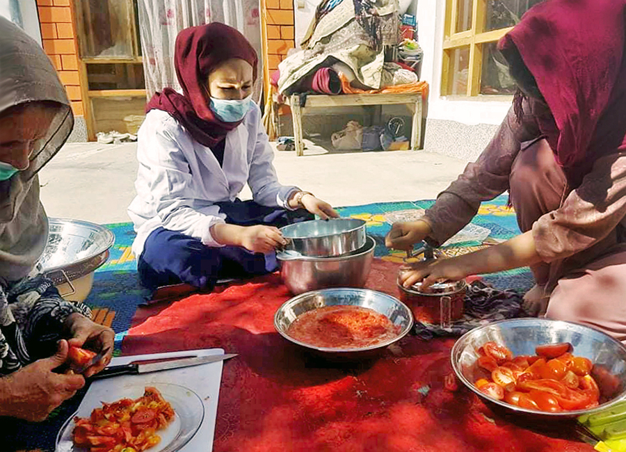 RADP-East Photo & Caption Afghan Women Rise to the Food Security Challenge Dec 9 2020.jpg